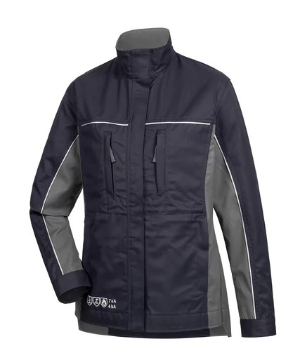 HB- Damenjacke 7KA/ 4KA, Strlichtbogen Kl.2, navy/ dunkelgrau